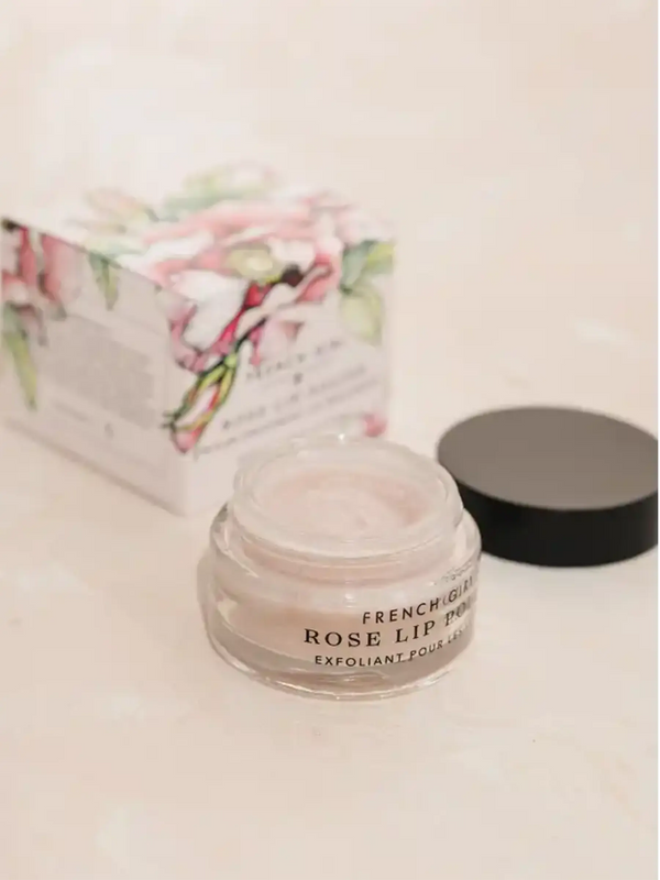 Rose Lip Polish – organic sugar and shea lip exfoliator for soft hydrated lips – BRINKH