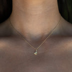 Reversible Mini Heart Charm Necklace